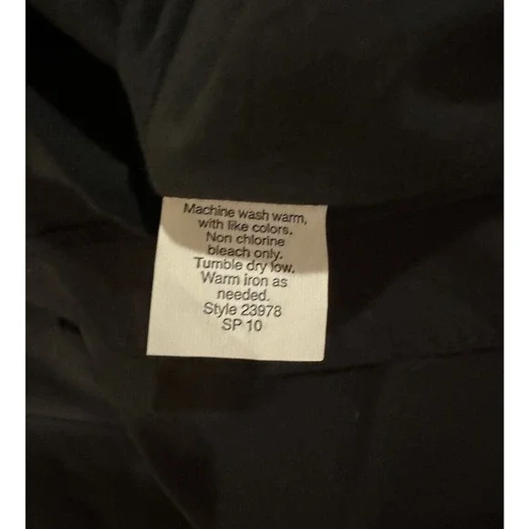 J.CREW Women’s 2 Black Ruffle Criss Cross Front Cotton Dress Black Classic Zip - Picture 7 of 7